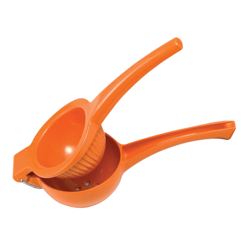Orange Squeezer, 3-1/2'' dia., 9-1/8''L, dishwasher safe, enamel coated, aluminum, orange (Qty Break