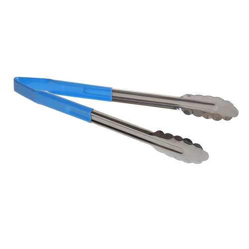 Picture of TableCraft Products 3712BLEU Tongs 12" one piece