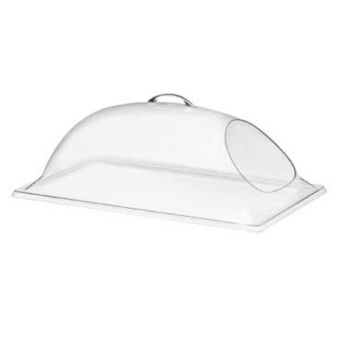 Picture of Cal-Mil 322-12 Display Cover 12"W x 20"D x 7-1/2"H dome with one end cut out