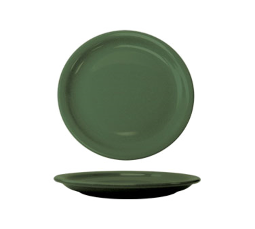 Picture of International Tableware CAN-16-G Plate 10-1/2" dia. round Green Sold by Dozen