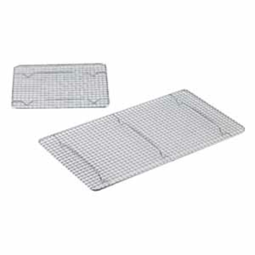 Pan Grate, 8'' X 10'', chrome plated steel wire construction