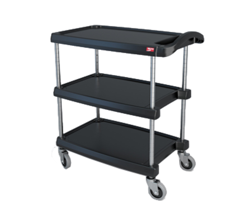 Picture of Metro MY1627-34BL myCart™ Series Utility Cart (3) shelves open base