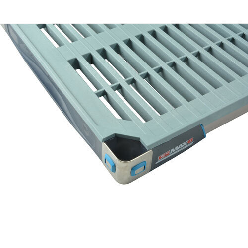 Metro® Metromax® i™ Grid Shelf, 24"D x 36"W, with built-in antimicrobial protection, includes frame, mat & wedge connectors, holds up to …