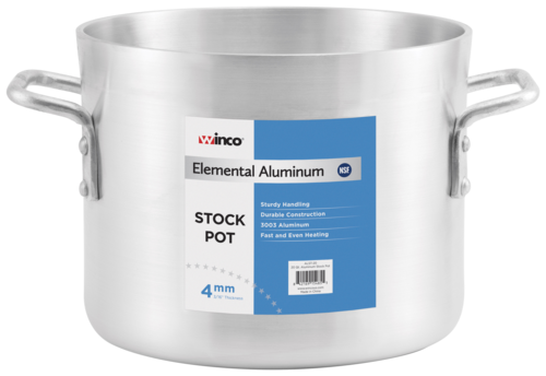 Picture of Winco ALST-8 Elemental Stock Pot 8 qt. 9-3/8" x 7-1/2"