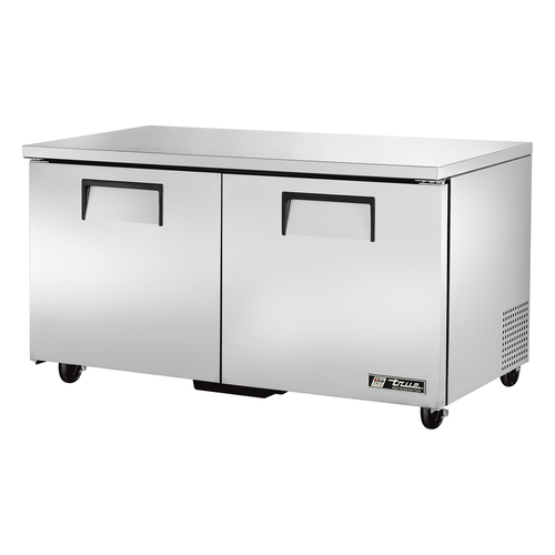 Picture of True Manufacturing TUC-60-HC Undercounter Refrigerator w/ (2) stainless steel doors