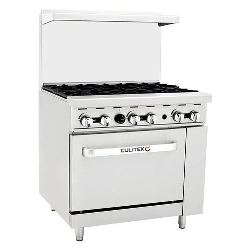 Picture of Culitek TEKGR6-NG HD-Series Restaurant Range gas 36"W