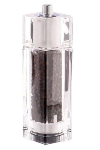 Picture of Chef Specialties 01850 (018503) Chef Home Cookin' Series Gem Salt/Pepper Mill Combo 6-1/2" high long lasting mechanism