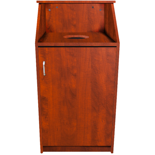 Picture of Oak Street M8510-CH-UNASSEMBLED Waste Receptacle 8" dia. round opening 20" wide interior