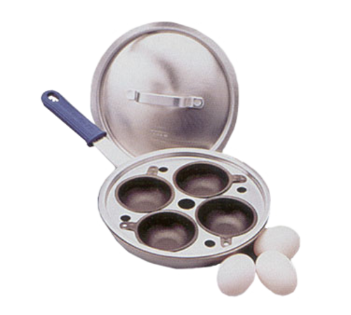 Picture of Vollrath 56507 Wear-Ever® Egg Poacher Set includes: 8" natural finish fry pan with Cool handle® poacher insert