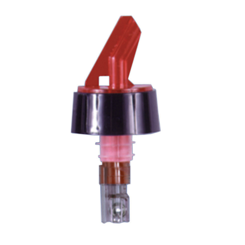 Picture of Spill-Stop 399-26 Posi-Por™ Pourer 1-1/4 oz. red with black collar Sold by Dozen