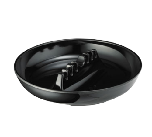 Picture of TableCraft Products 341B-1 Ashtray 7" x 1-1/2" black phenolic