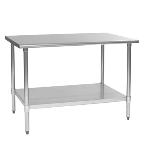 Picture of Eagle Group T2448B Budget Series Work Table 48"W x 24"D 430 stainless steel top