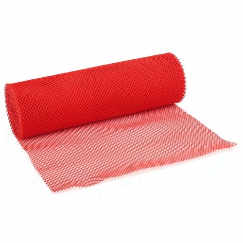 Picture of Royal Industries ROY BSL RED Bar Shelf Liner 24" x 40' mesh pattern for quick drying Sold by FT