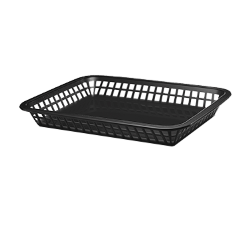 Mas Grande Platter Basket, 11-3/4'' x 8-1/2'' x 1-1/2'', rectangular, heat resistant up to 150F/65C,