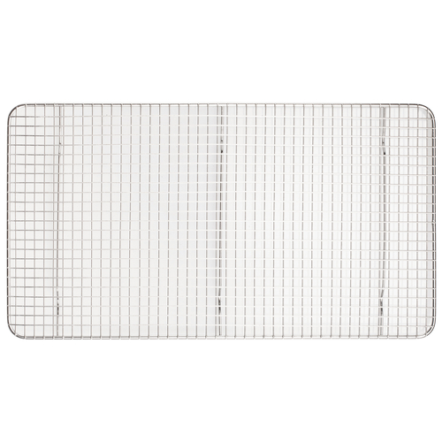 Picture of Wire Pan Grate, 10" x 18", full size, rectangular, rust-resistant, with raised feet, stainless steel