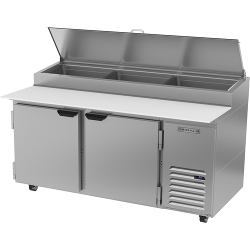 67" Pizza Prep Table, Refrigerated Pizza Prep Table