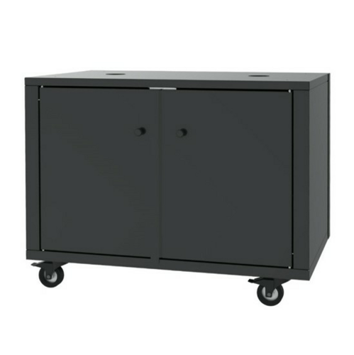 Storage cabinet with hinged doors, for Model 6