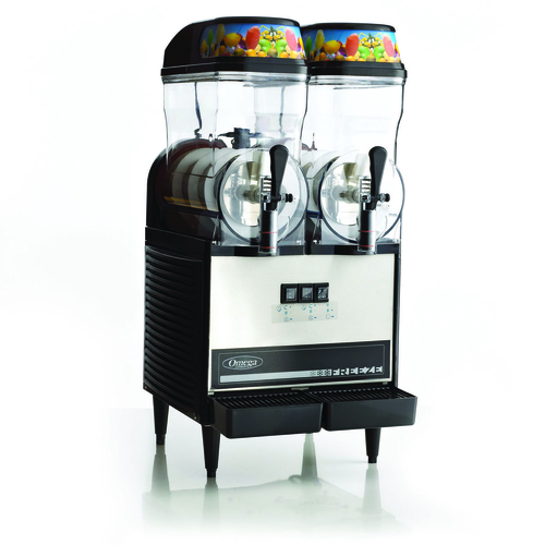 Picture of Omega OFS20 Omega Granita Machine lighted top panel (2) 3 gallon clear polycarbonate container