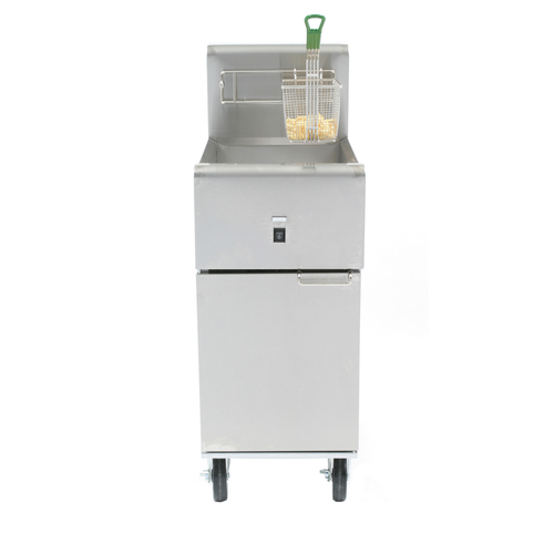 Picture of Dean Industries SR114E Super Runner Value Fryer, 40 lb. capacity, Floor Model, Electric 240v/1ph