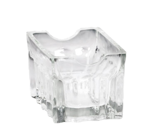 Picture of TableCraft Products H121 Cash & Carry Sugar Packet Rack 3-1/4" x 2-1/2" x 2" fluted glass