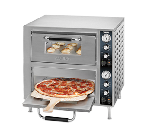 Picture of Waring WPO750 Double-Deck Pizza Oven electric countertop