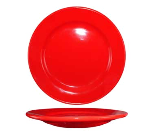 Picture of International Tableware CAN-16-CR Plate 10-1/2" dia. round Crimson Red Sold by Dozen