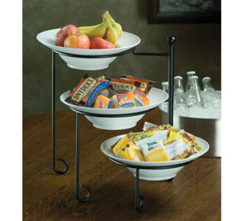 Picture of American Metalcraft TTRSMEL7 Ironworks™ Stand Set 3-tier 17-3/8"H x 9-3/4"W