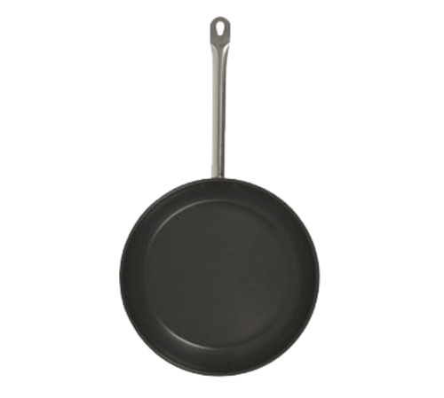 Optio Fry Pan, 8'' dia., 1-1/2'' deep, non-stick, induction ready, riveted handle, 21-gauge, stainle