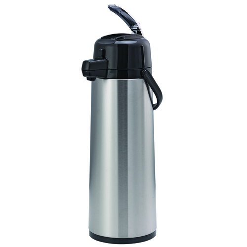 Eco-Air Airpot, 3 liter (101.4 oz.), 6'' x 8'' x 18'', retention: 6-8 hours, smooth body, glass line