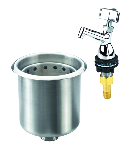 Picture of Krowne 16-149 Dipper Well with faucet low lead compliant (16-150 & 16-151L)