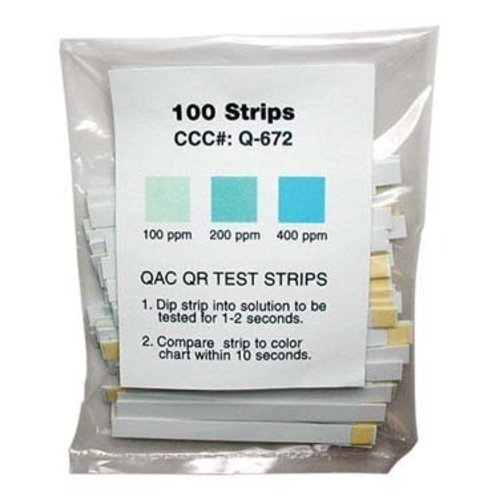 Picture of AllPoints Foodservice Parts & Supplies 85-1244 Test Paper Strips for quaternary ammonia compounds waterproof bag