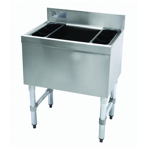 Picture of Advance Tabco SLI-12-24 Underbar Basics™ Cocktail Unit 12" deep chest 24"W X 18"D X 33"H