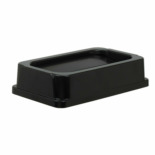 Picture of Royal Industries CCP 7325BK Drop Shot Lid for 23 gallon wall huggers plastic