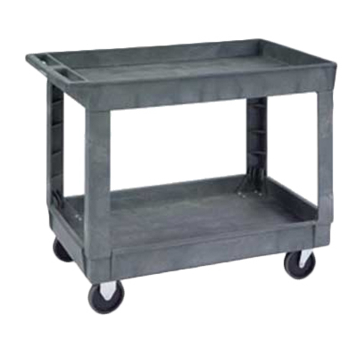 Picture of Lakeside Manufacturing 2523 Deep Well Utility Cart 36"W x 24"D shelf size (2) shelves with 3" side walls