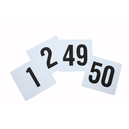 Picture of Winco TBN-50 Table Numbers Set 1-50