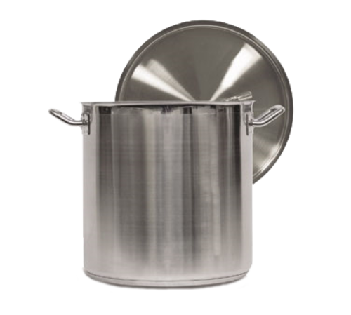 Optio Stock Pot with Cover, 18 quart, 11'' dia., 11'' deep, induction ready, stainless steel, NSF