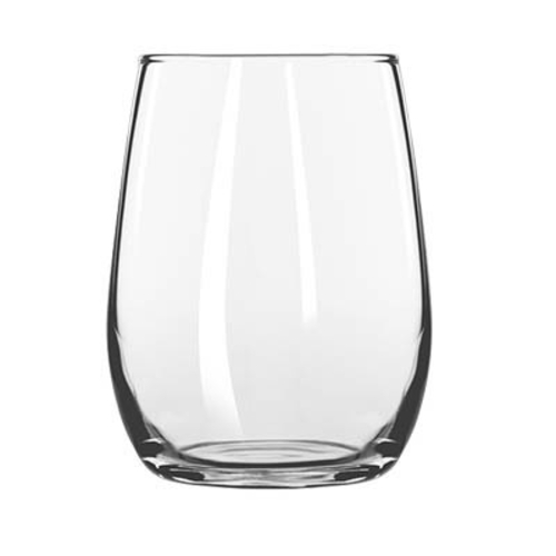 Picture of Libbey Glass 260 Wine Taster Glass 6-1/4 oz. Stemless Safedge® rim guarantee Sold by Case