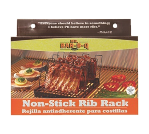 Picture of Chef Master 06132Y Mr. Bar-B-Q® Jr. Rib Rack non-stick holds 4 racks of ribs