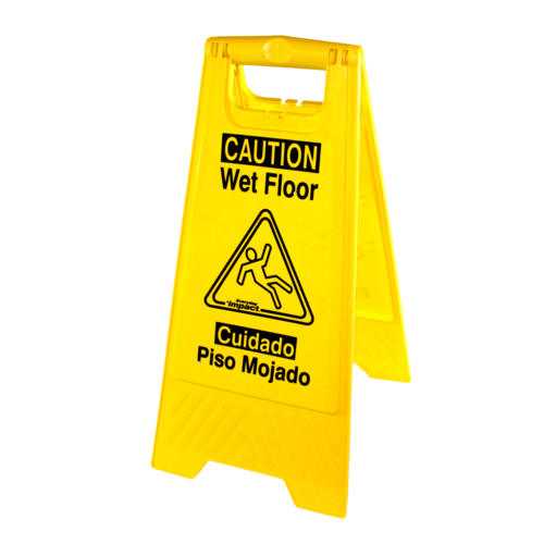 Picture of Impact Products 9152W Wet Floor Sign "Caution Wet Floor" 10-3/4" x 24-5/8" x 1"