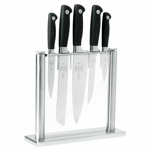 Picture of Mercer Culinary M20000 Genesis® Knife Glass Block Set 6-piece includes: (1) 5" utility knife