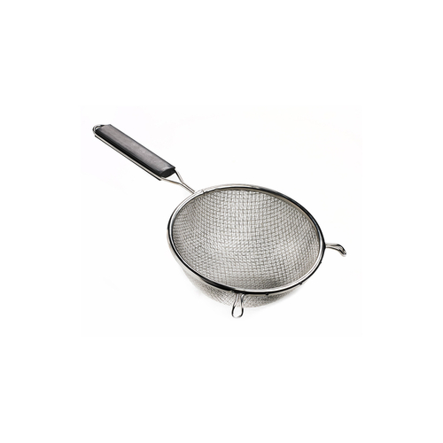 Picture of Strainer, 6-1/4" bowl, double fine mesh, plastic handle, wire rim with drainage hole