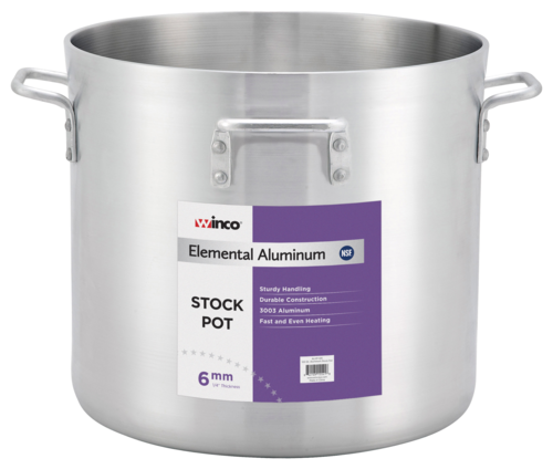 Picture of Winco ALHP-120 Precision Stock Pot 120 qt. 21-3/4" dia. x 19-1/2"H