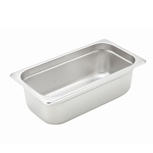 Picture of Winco SPJH-304 Steam Table Pan 1/3 size 6-7/8" x 12-3/4" x 4" deep