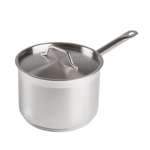 Picture of Winco SSSP-4 Premium Sauce Pan 4-1/2 qt. 8" dia. x 5-1/2"H