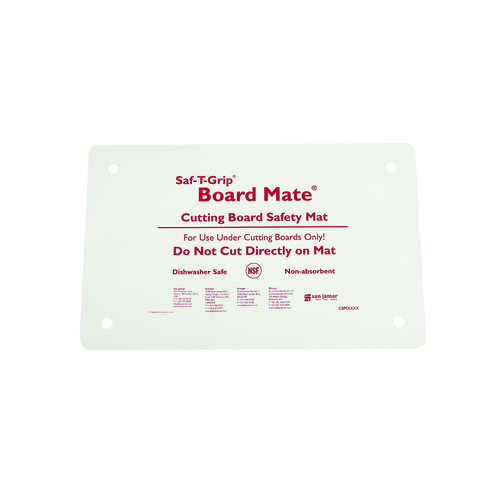 Cutting Board-Mate, 10'' x 16'', keeps cutting board from sliding, dishwasher safe, non-absorbent sy