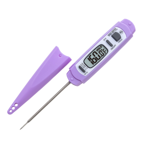 Instant Read Thermometer, digital, -40 to 450F (-40 to 230C) temperature range, 0.1F/C resolution, 1
