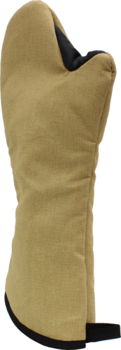 High-Heat Oven Mitt -, Kevlar exterior, Heat Resistant up to 500F - 15'' Length, lined interior - Go