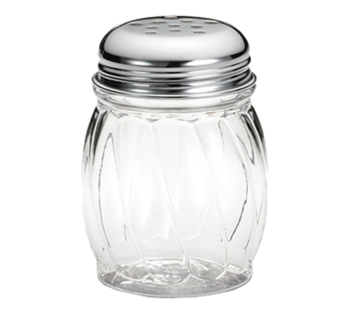 Picture of TableCraft Products P260 Shaker 6 oz. swirl polycarbonate jar (dishwasher safe)