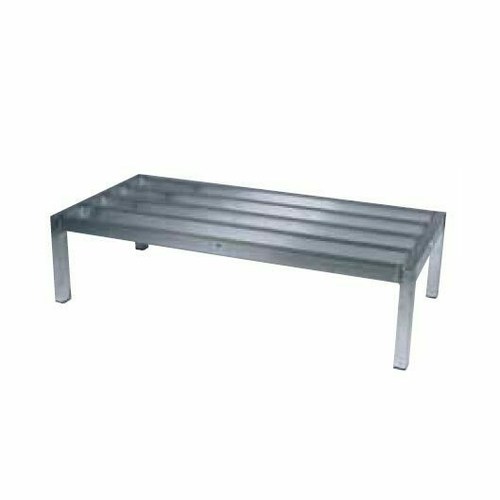 Picture of Winholt Equipment DASQ-5-1220 Dunnage Rack 20" x 60" x 12" all welded 1-1/2" x 1-1/2" aluminum tubular frame