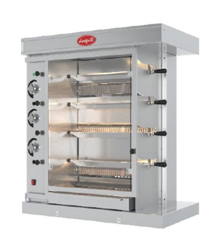 Dorégrill INOX Series Rotisserie Oven, gas, 43-1/8" W, (4) Simplifil® spits, (12-16) chicken capacity, (4) independent motors, adjustable…